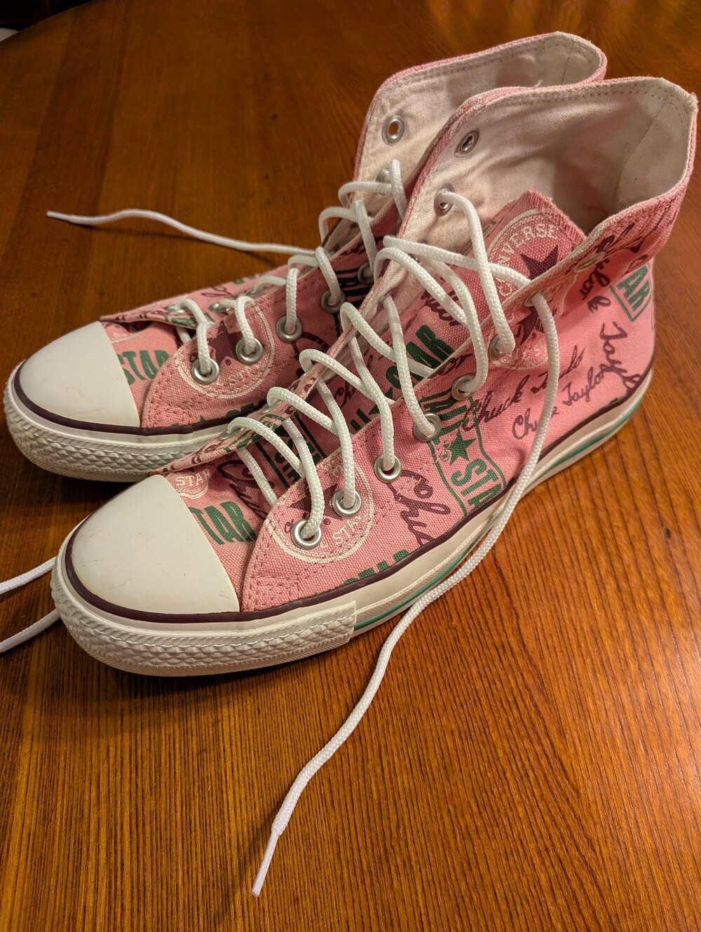 Converse Chuck Taylor Script High Tops, Rare
